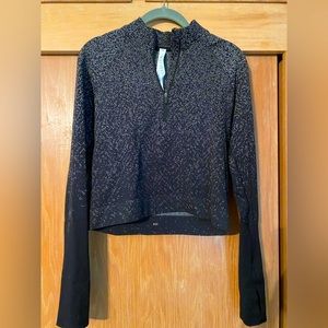 LULULEMON Rulu Define cropped quarter zip